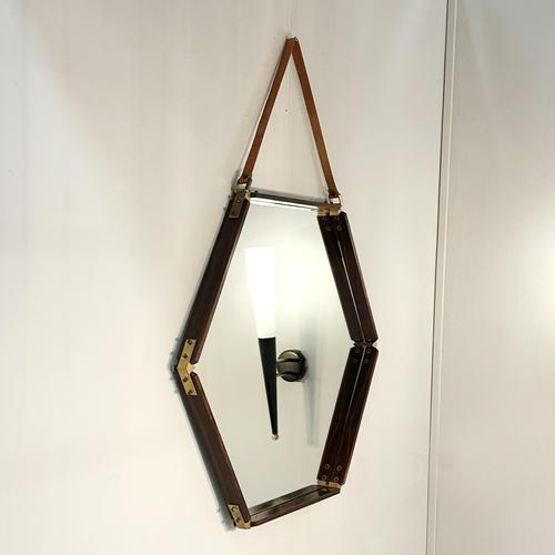1960s Hexagonal Mirror, Italy, 1960s For Sale - Image 5 of 11