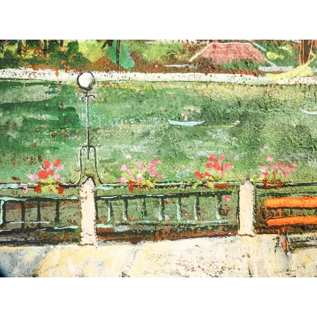 Almerico Tomaselli, Landscape, 1980s, Oil Painting, Framed For Sale - Image 3 of 8