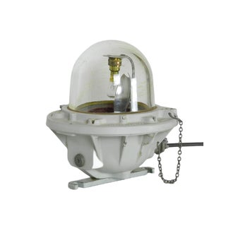 Large Industrial Spinning Bulk Head Light from ATX Legrand, 1960s For Sale