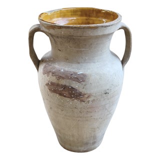 Sculptural Mediterranean Amphora in Terracotta, 1890s For Sale