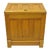 Late 19th Century Antique Gibson Refrigerator Co. Victorian Small Oak Wood Ice Box Ice Chest For Sale