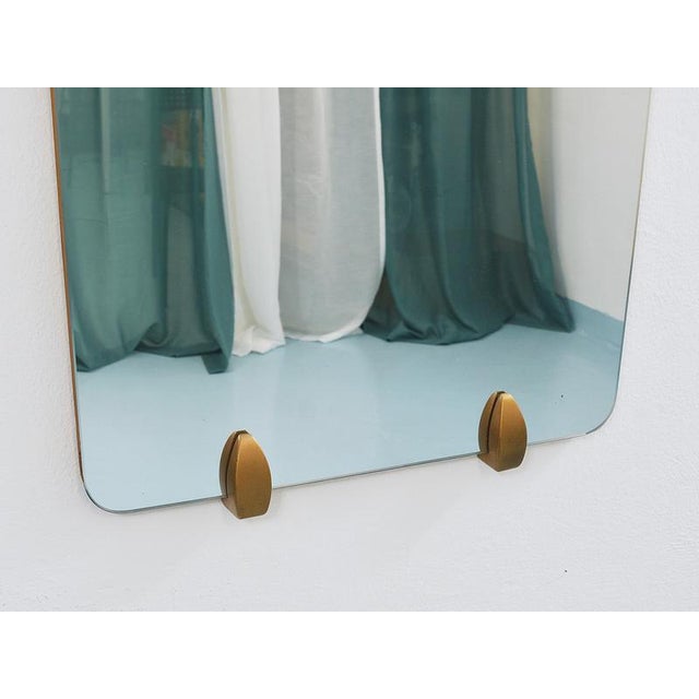 Large Mid-Century Trapezoidal Full-Length Wall Mirror, Vienna, Austria, 1950s For Sale - Image 11 of 15