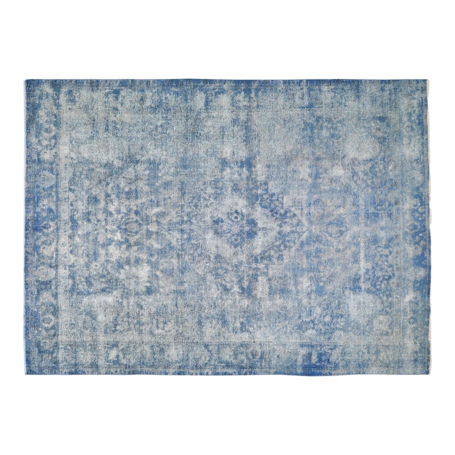 Vintage Turkish Anatolian Hand Knotted Wool Rug, 9'4"x13' For Sale