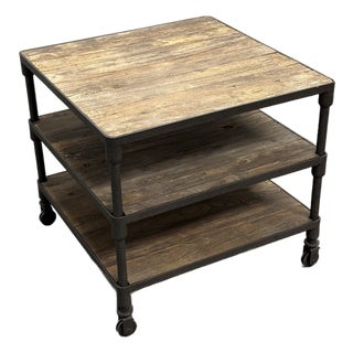 Luay Al-Rawi for Restoration Hardware Dutch Industrial Side Table For Sale
