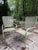 Howell Company Mid 20th Century Modern Iron Porch Rockers - A Pair For Sale - Image 4 of 9