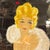 1920s 1920 Female Glamour Flapper Portrait Pastel on Black Paper, Framed For Sale - Image 5 of 8