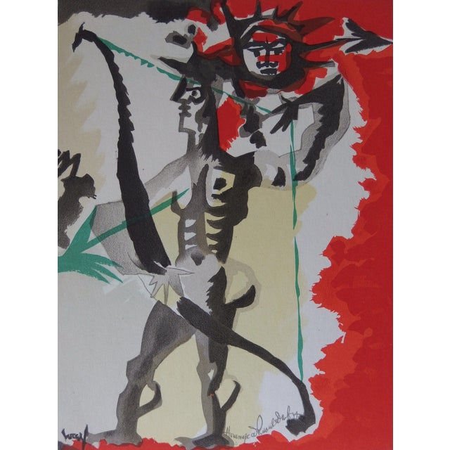 Jean Lurcat, L'Archer, Lithograph For Sale