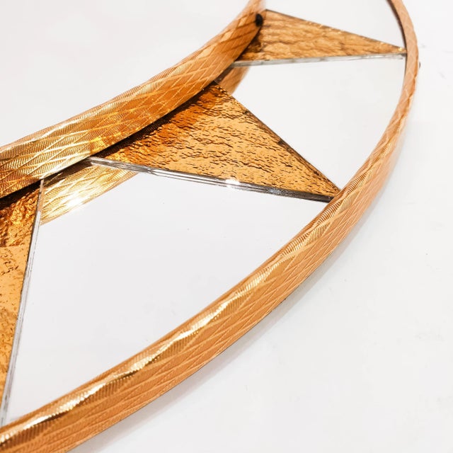 1960s Spanish Artistic Mirror with Glass Mosaic, 1960s For Sale - Image 5 of 8