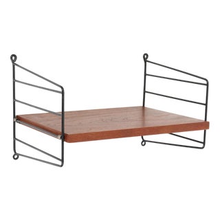 Mid-Century Teak String Shelf by Kajsa & Nisse Strinning, 1960s For Sale