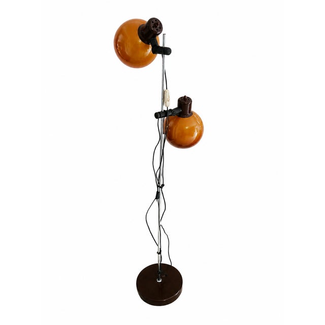 Large Space Age Hungarian Double Floor Lamp from Szarvasi, 1970s For Sale - Image 4 of 10