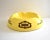 A vintage, mid-century, c. 1960s German bright yellow ceramic publicity or advertising ashtray for cigars and cigarettes...