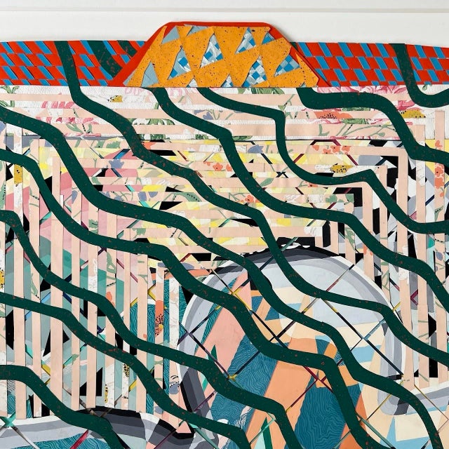 1980s Modernist Mixed Media - Jackie Rice (Smithsonian Artist / Risd Dean) - Axa Financial Collection For Sale - Image 4 of 12