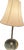 Vintage Stiffel Style Solid Brass Floor Lamp With Integrated Round Glass Side Table For Sale - Image 6 of 16