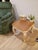 One-of-a-kind refinished side table with beautiful vintage character! This gorgeous piece has been given a fresh new look...
