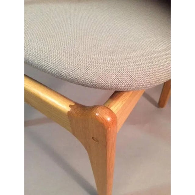 Dining Chairs in Oak by Erik Buck for Oddense Maskinsnedkeri / O.D. Møbler, Customizable Reupholstery, 1960s, Set of 6 For Sale - Image 4 of 6