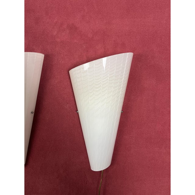Large Murano Glass Wall Lamps, 1980s, Set of 3 For Sale - Image 3 of 14