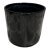 Architectural Modern Black Planter Art Pottery For Sale