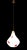 Vintage Opaline Glass Pendant Lamp For Sale - Image 4 of 8