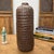Ceramic Textured Ceramic Vase in Reddish-Brown & Black Finish For Sale - Image 7 of 11