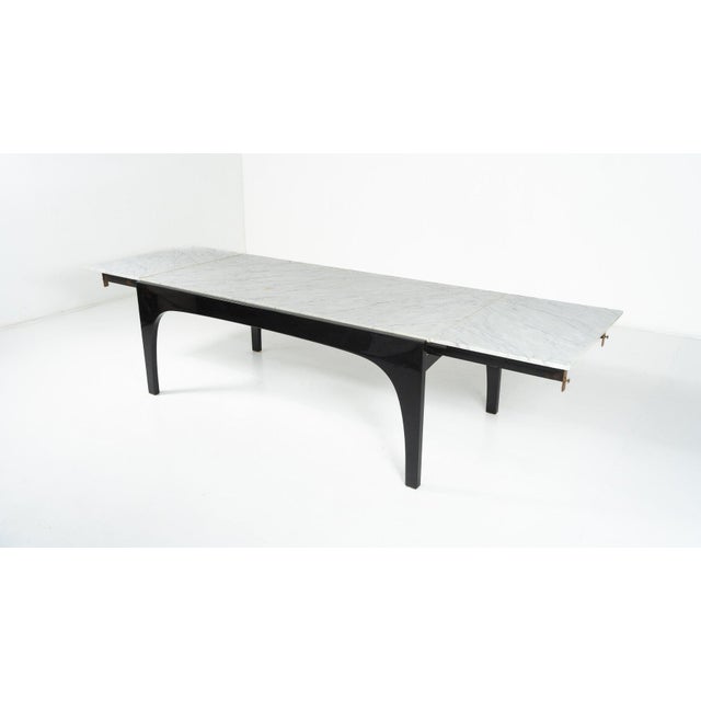 Mid-Century Modern Extendable Dining Table by Ignazio Gardella for Misuraemme, 1980 For Sale - Image 12 of 13