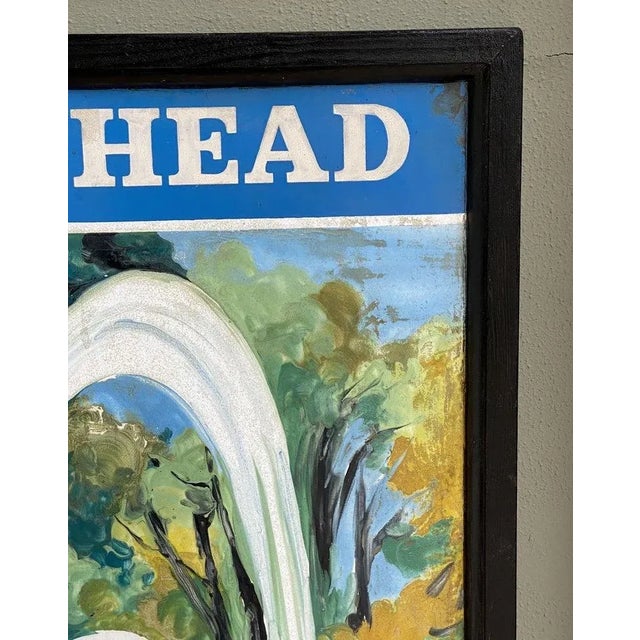 English Pub Sign, "Fountain Head" For Sale In Austin - Image 6 of 12