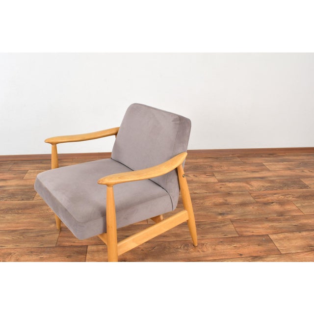 Mid-Century Modern Polish Lounge Chairs by J. Kędziorek, 1960s, Set of 2 For Sale - Image 14 of 15