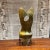 AMBIANIC presents 1970s Bronze Chair Sculpture Modern Surrealism Mexico Unmarked, after Pedro Friedeberg. 12.5 tall x 5 w...