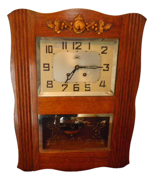 Vintage French Wall Clock, 1970s