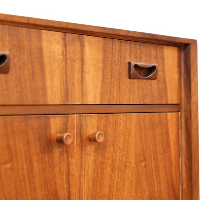 Brown Mid Century Rosewood Credenza by McIntosh For Sale - Image 8 of 9