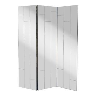 Henredon Mid 20th Century Mirrored Room Divider For Sale