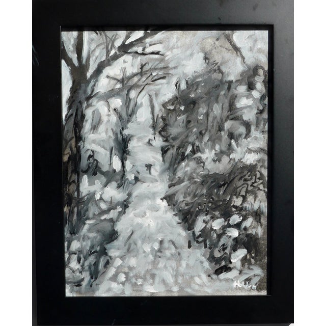 "Path in the Winter" , Contemporary Landscape by Listed Artist Martha Holden., For Sale