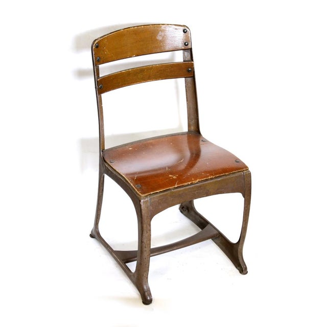 Vintage Children's School Chair Chairish