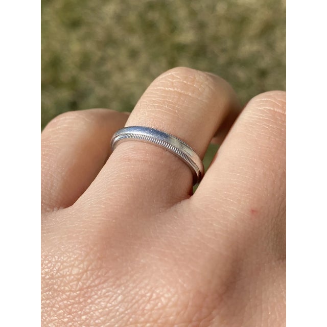 Metal The Venado: Ladies Tiffany & Co. Platinum Eternity Wedding Band For Sale - Image 7 of 7