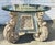 French Antique 17th C Louis XIV Venetian Painted Glass Top Side Table For Sale - Image 3 of 4