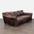 This Restoration Hardware 3-seat sofa features genuine brown leather upholstery with a classic, vintage look. The sofa...