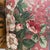 Double sided decorative pillow cover handcrafted from 100% linen/cotton with a floral printed pattern, olive green, blush...