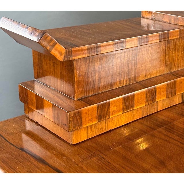 Art Deco Walnut Chest of Drawers, 1930s For Sale - Image 6 of 8