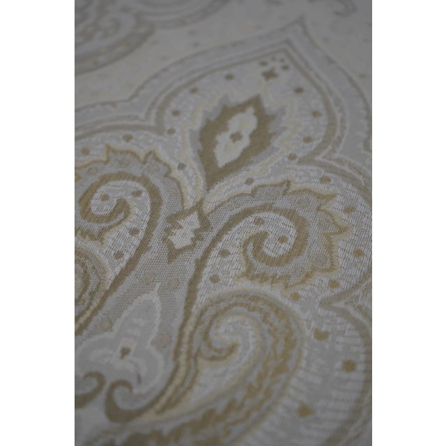 Italian Gold Finish Rope & Tassel Iron Vanity Bench For Sale - Image 9 of 12