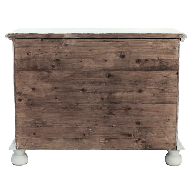 Antique White Painted 19th Cen. Antique Dresser For Sale - Image 8 of 12