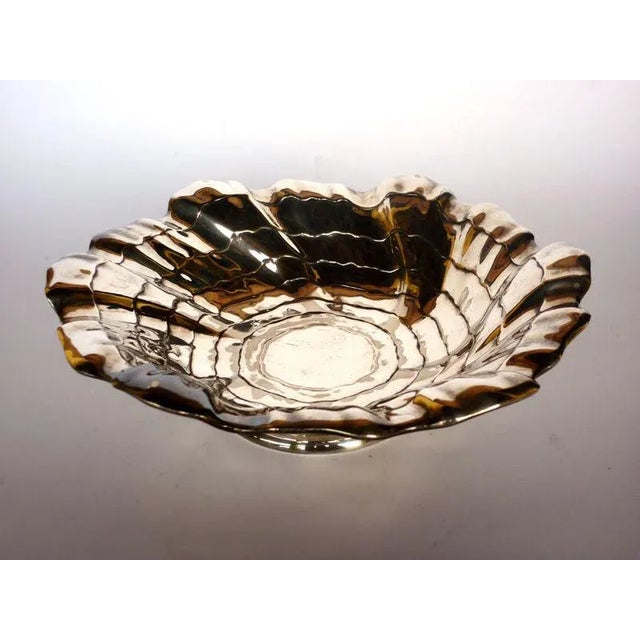 Mid-Century Modern Silver Metal Bowl by Arthur Krupp, 1950s For Sale - Image 4 of 7