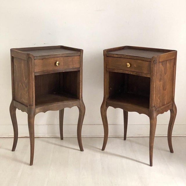 Art Nouveau Bedside Tables, 1890s, Set of 2 For Sale - Image 13 of 13