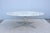 Mid-Century Modern Mid-Century Florence Knoll Oval Dining Table Desk 78" Arabescato Marble, 2008 For Sale - Image 3 of 18