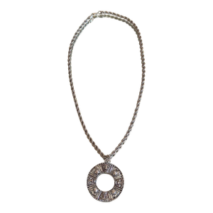 Vintage 1970s Sarah Coventry Zodiac Pendant Necklace, Silver, Attributed