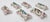 Antique Hand-Painted French Porcelain Knife Rests, Set of 6 For Sale In Kansas City - Image 6 of 11