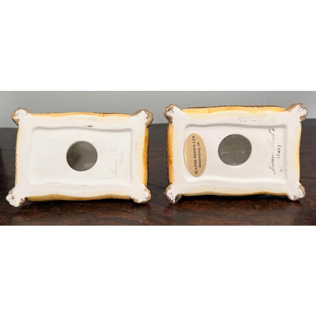 Pair of Italian Porcelain Cavalier King Charles Spaniel Figurines For Sale - Image 10 of 11