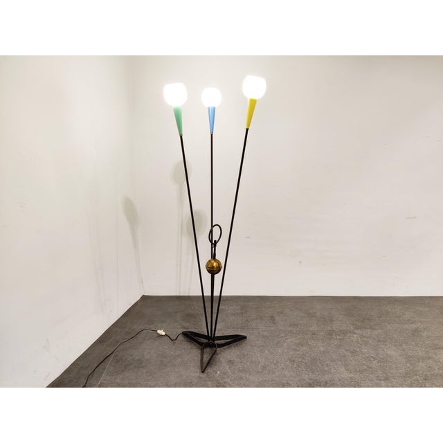 Mid-Century Floor Lamp, 1960s For Sale - Image 3 of 12
