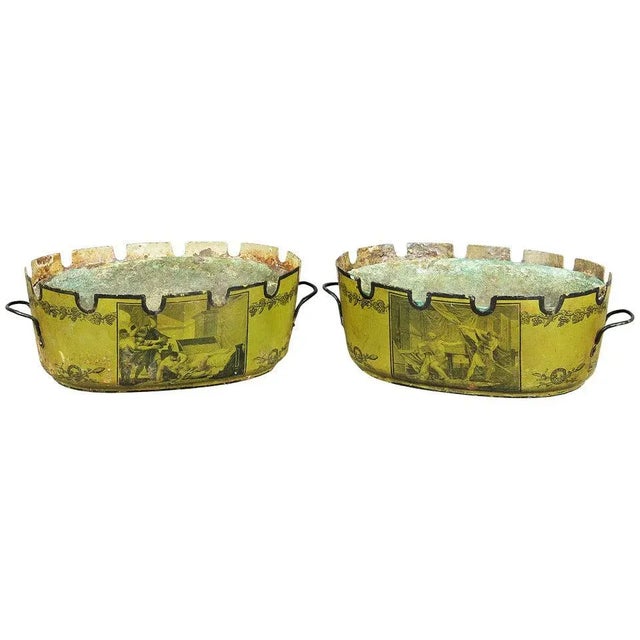French Empire Tole Verrieres - a Pair For Sale - Image 11 of 11