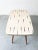 Mid-Century Modern Mid-Century White Formica, Brass, and Oak Coffee Table For Sale - Image 3 of 12