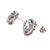 Natural Aquamarine Diamond Stud Earrings 14k WG 5.46 TCW Certified For Sale - Image 12 of 15