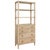 Brand new special order item. Not vintage. Elegant four-drawer etagere crafted in cerused oak with warm, natural grain...